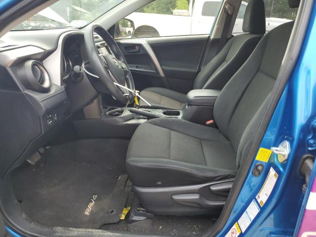 JTMBFREV6GJ055296 - 2016 TOYOTA RAV4 LE BLUE photo 7