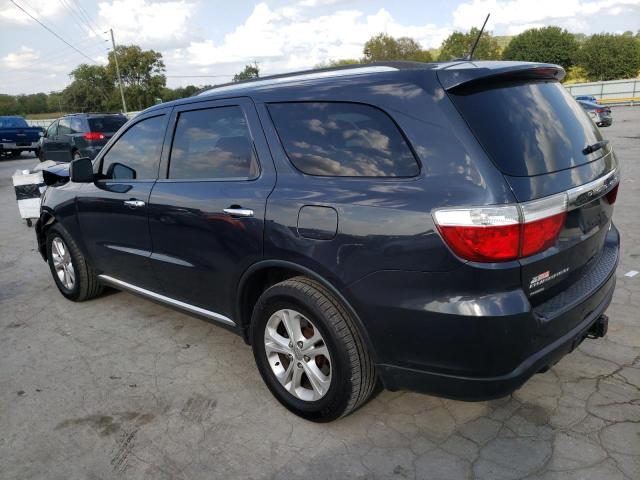 1C4SDJDT3DC682660 - 2013 DODGE DURANGO CREW GRAY photo 2