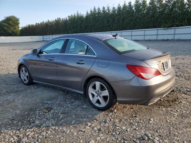 WDDSJ4GB4JN575359 - 2018 MERCEDES-BENZ CLA 250 4MATIC GRAY photo 2