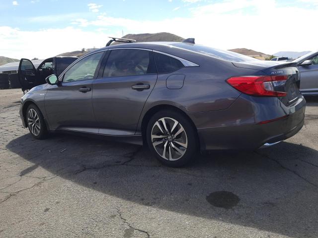 1HGCV3F10LA012861 - 2020 HONDA ACCORD HYBRID GRAY photo 2