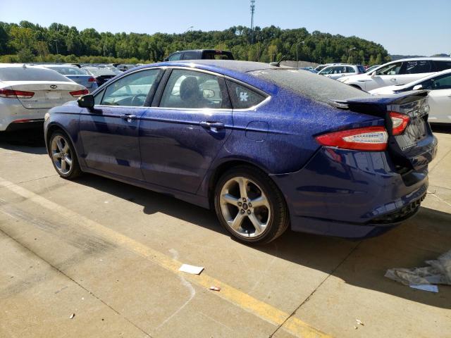 3FA6P0H73ER192745 - 2014 FORD FUSION SE BLUE photo 2