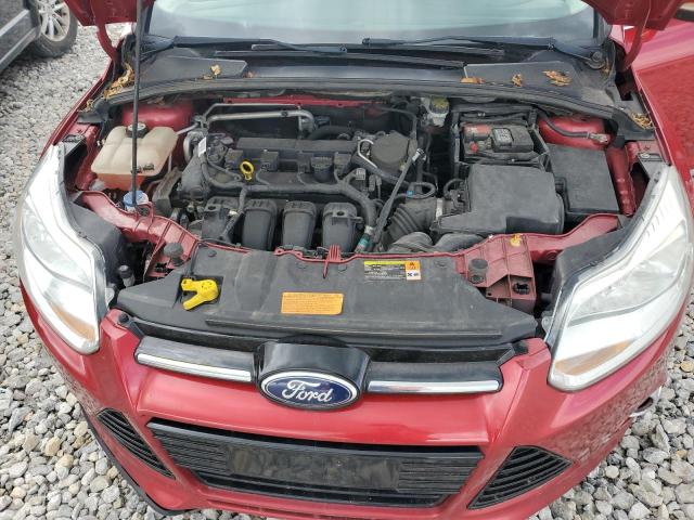 1FAHP3M24CL434605 - 2012 FORD FOCUS SEL RED photo 11