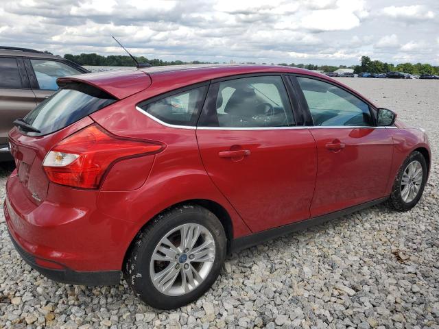 1FAHP3M24CL434605 - 2012 FORD FOCUS SEL RED photo 3