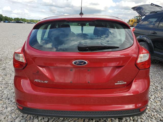 1FAHP3M24CL434605 - 2012 FORD FOCUS SEL RED photo 6