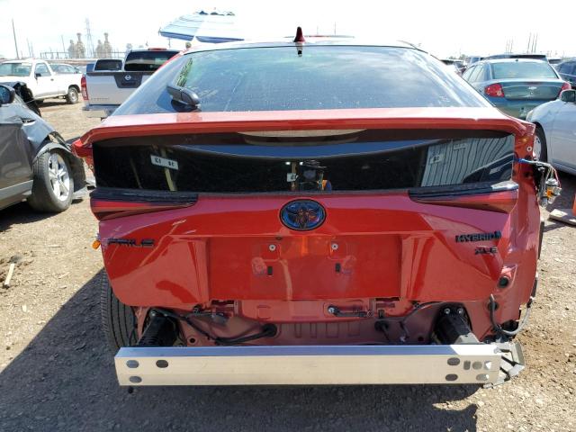 JTDKAMFU6M3128464 - 2021 TOYOTA PRIUS SPECIAL EDITION RED photo 6