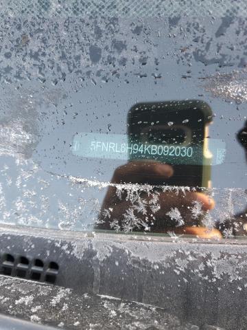 5FNRL6H94KB092030 - 2019 HONDA ODYSSEY ELITE Weiß Foto 12