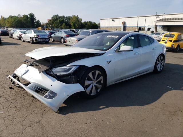 5YJSA1E25LF385289 - 2020 TESLA MODEL S WHITE photo 1