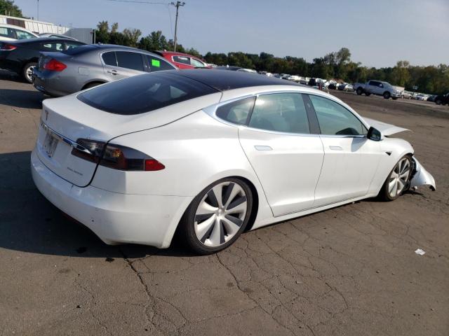 5YJSA1E25LF385289 - 2020 TESLA MODEL S WHITE photo 3