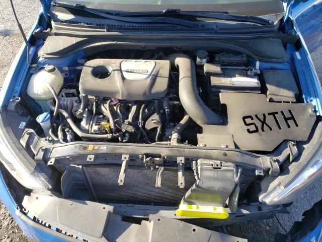 KMHD04LB2JU455315 - 2018 HYUNDAI ELANTRA SPORT BLUE photo 11