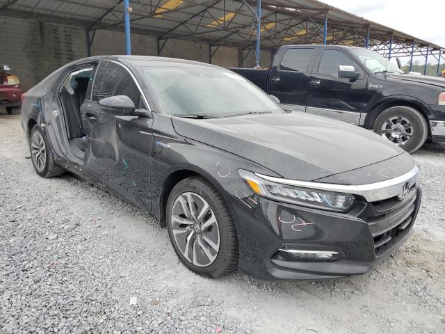 1HGCV3F56LA005982 - 2020 HONDA ACCORD HYBRID EXL BLACK photo 4