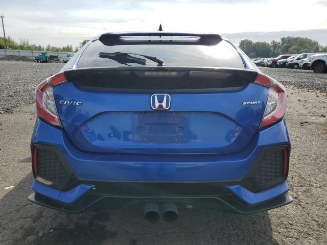 SHHFK7H47KU424072 - 2019 HONDA CIVIC SPORT BLUE photo 6