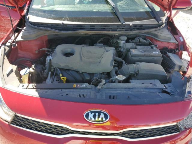 3KPA24AB2KE213337 - 2019 KIA RIO S RED photo 11