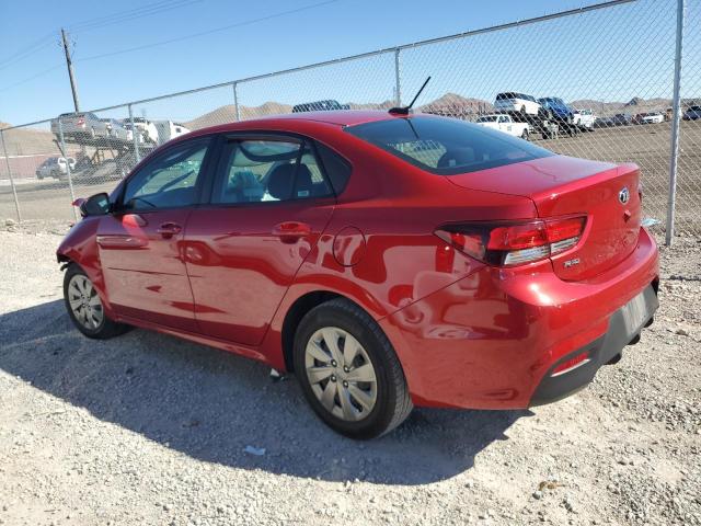 3KPA24AB2KE213337 - 2019 KIA RIO S RED photo 2