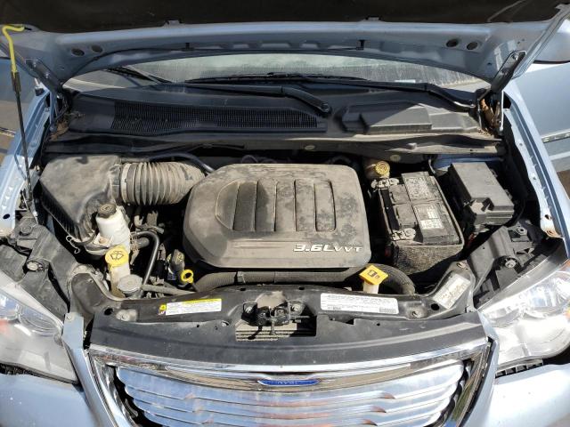 2C4RC1BG7CR314009 - 2012 CHRYSLER TOWN & COU TOURING BLUE photo 12