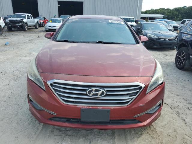 5NPE24AF8FH195643 - 2015 HYUNDAI SONATA SE RED photo 5