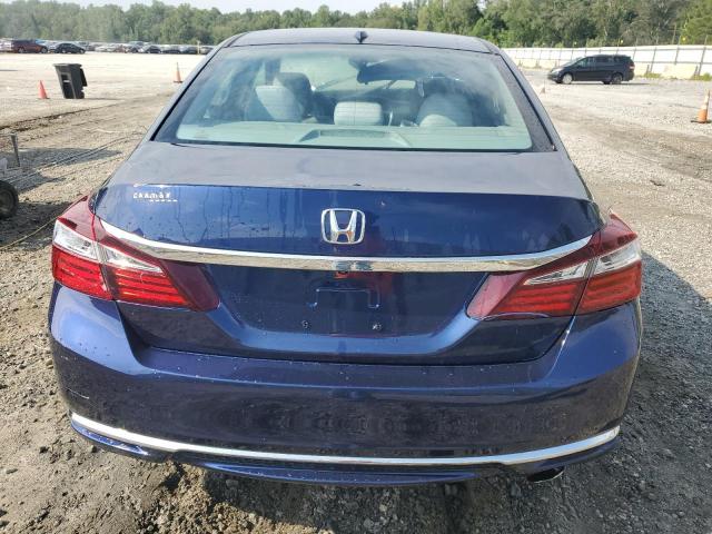 1HGCR2F74HA071776 - 2017 HONDA ACCORD EX BLUE photo 6