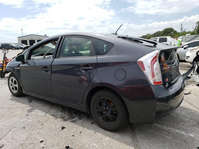 JTDKN3DU0C5390839 - 2012 TOYOTA PRIUS GRAY photo 2