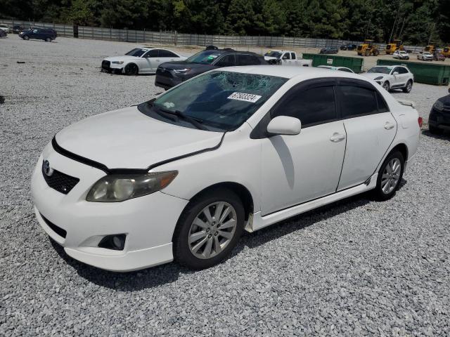 2T1BU4EE3AC452119 - 2010 TOYOTA COROLLA BASE WHITE photo 1