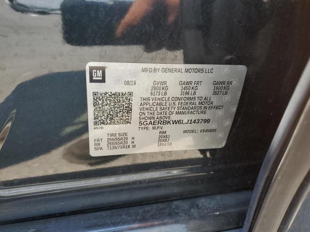 5GAERBKW6LJ143799 - 2020 BUICK ENCLAVE ESSENCE 绿色 照片 12