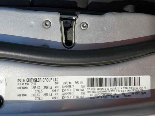 3D4PG1FG9BT568809 - 2011 DODGE JOURNEY MAINSTREET SILVER photo 13