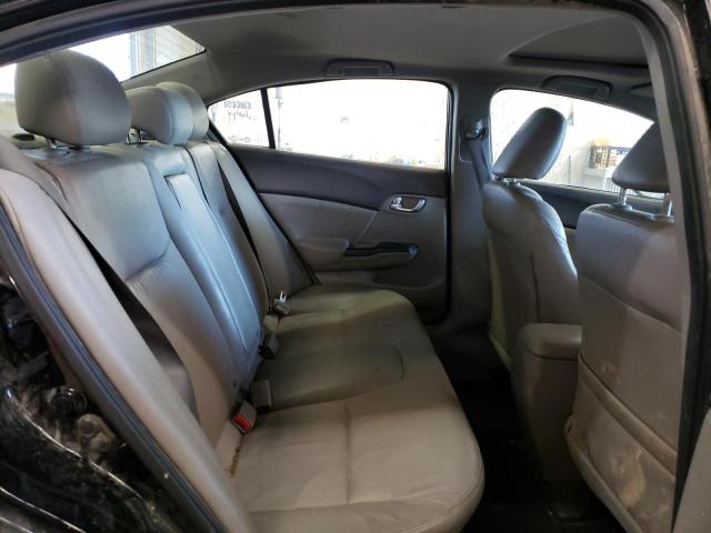 2HGFB2F94CH500153 - 2012 HONDA CIVIC EXL Սև լուսանկար 10