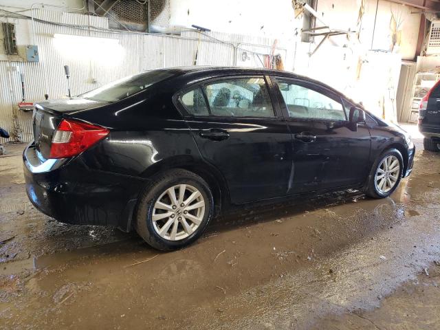 2HGFB2F94CH500153 - 2012 HONDA CIVIC EXL Սև լուսանկար 3