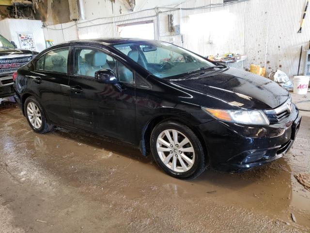2HGFB2F94CH500153 - 2012 HONDA CIVIC EXL Սև լուսանկար 4