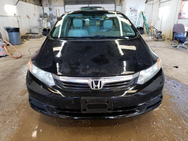 2HGFB2F94CH500153 - 2012 HONDA CIVIC EXL Սև լուսանկար 5