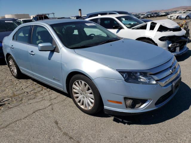 3FADP0L35BR155848 - 2011 FORD FUSION HYBRID TURQUOISE photo 4