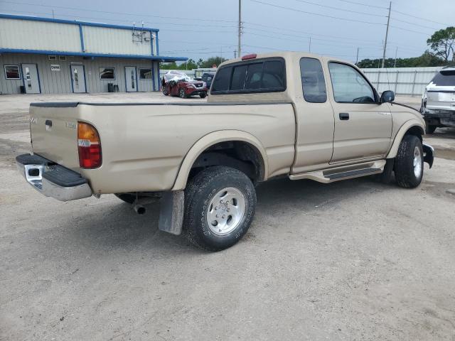 4TASM92N7XZ412492 - 1999 TOYOTA TACOMA XTRACAB PRERUNNER ოქროსფერი ფოტო 3