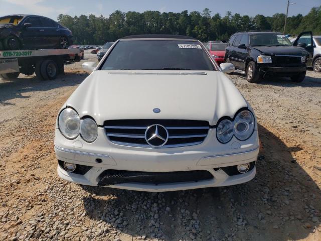 WDBTK72F87T077594 - 2007 MERCEDES-BENZ CLK 550 WHITE photo 5