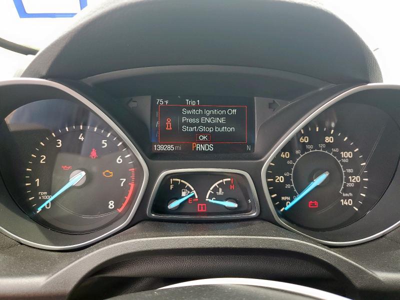 1FMCU0G9XKUB12253 - 2019 FORD ESCAPE SE أبيض صورة 9