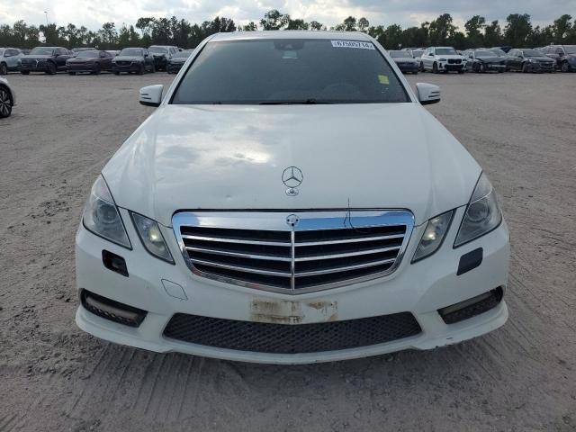 WDDHF5KBXCA660113 - 2012 MERCEDES-BENZ E 350 WHITE photo 5