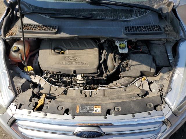 1FMCU9JDXHUC44245 - 2017 FORD ESCAPE TITANIUM 银色 照片 12