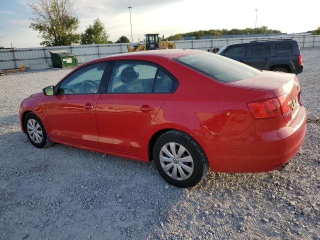 3VW1K7AJ6CM358779 - 2012 VOLKSWAGEN JETTA BASE 红色 照片 2