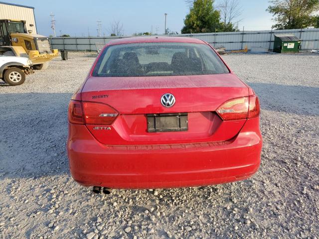 3VW1K7AJ6CM358779 - 2012 VOLKSWAGEN JETTA BASE 红色 照片 6