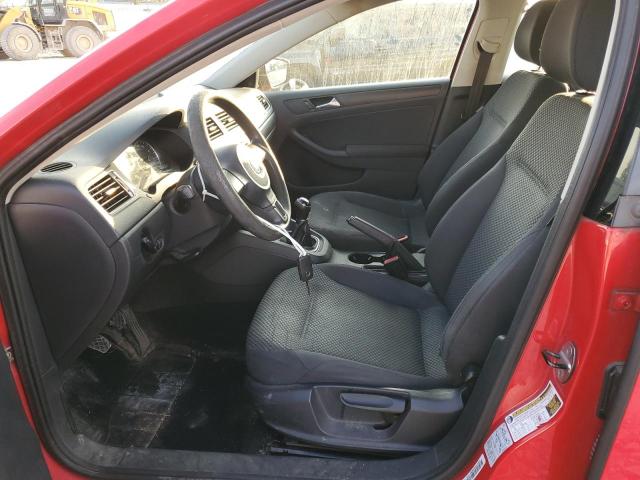 3VW1K7AJ6CM358779 - 2012 VOLKSWAGEN JETTA BASE 红色 照片 7