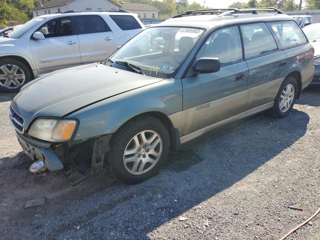 4S3BH675927645679 - 2002 SUBARU LEGACY OUTBACK AWP 青绿色 照片 1