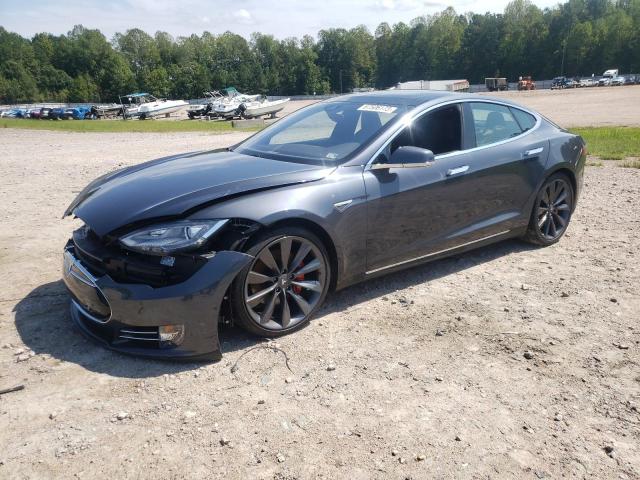 5YJSA1E48GF124004 - 2016 TESLA MODEL S رمادي صورة 1