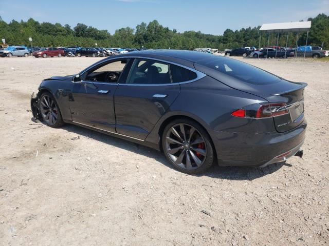 5YJSA1E48GF124004 - 2016 TESLA MODEL S رمادي صورة 2