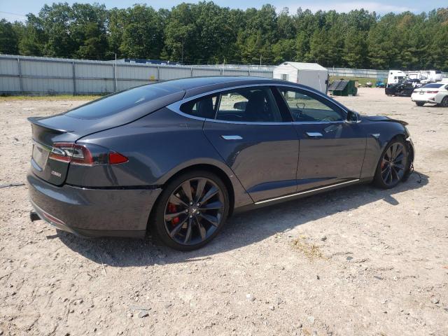 5YJSA1E48GF124004 - 2016 TESLA MODEL S رمادي صورة 3