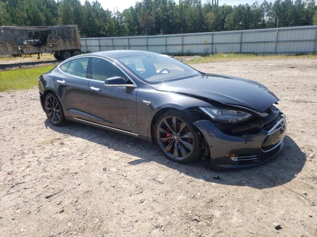 5YJSA1E48GF124004 - 2016 TESLA MODEL S رمادي صورة 4
