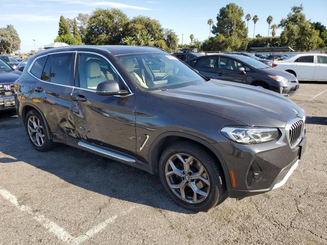 5UX53DP00N9N25040 - 2022 BMW X3 XDRIVE30I GRAY photo 4