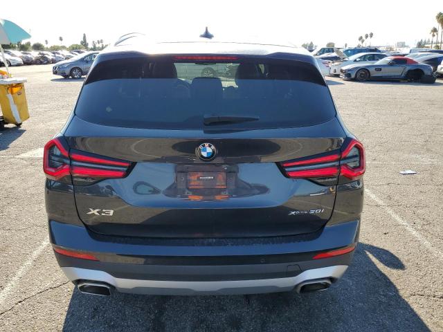 5UX53DP00N9N25040 - 2022 BMW X3 XDRIVE30I GRAY photo 6