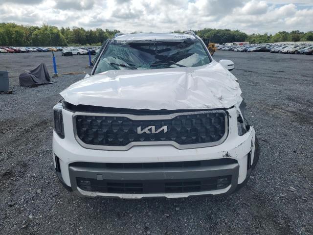 5XYP5DGC7PG375718 - 2023 KIA TELLURIDE SX WHITE photo 5