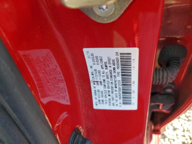 1HGCR2F59GA120225 - 2016 HONDA ACCORD SPORT RED photo 13