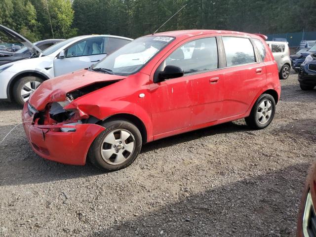 KL1TD66686B604349 - 2006 CHEVROLET AVEO BASE RED photo 1