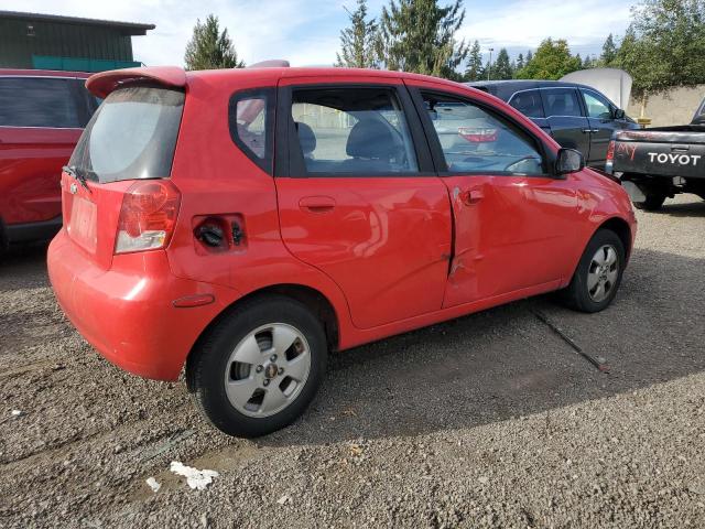 KL1TD66686B604349 - 2006 CHEVROLET AVEO BASE RED photo 3