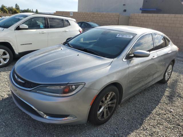 1C3CCCAB9FN624708 - 2015 CHRYSLER 200 LIMITED SILVER photo 1