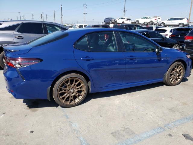 4T1G11AK3PU108578 - 2023 TOYOTA CAMRY SE NIGHT SHADE BLUE photo 3